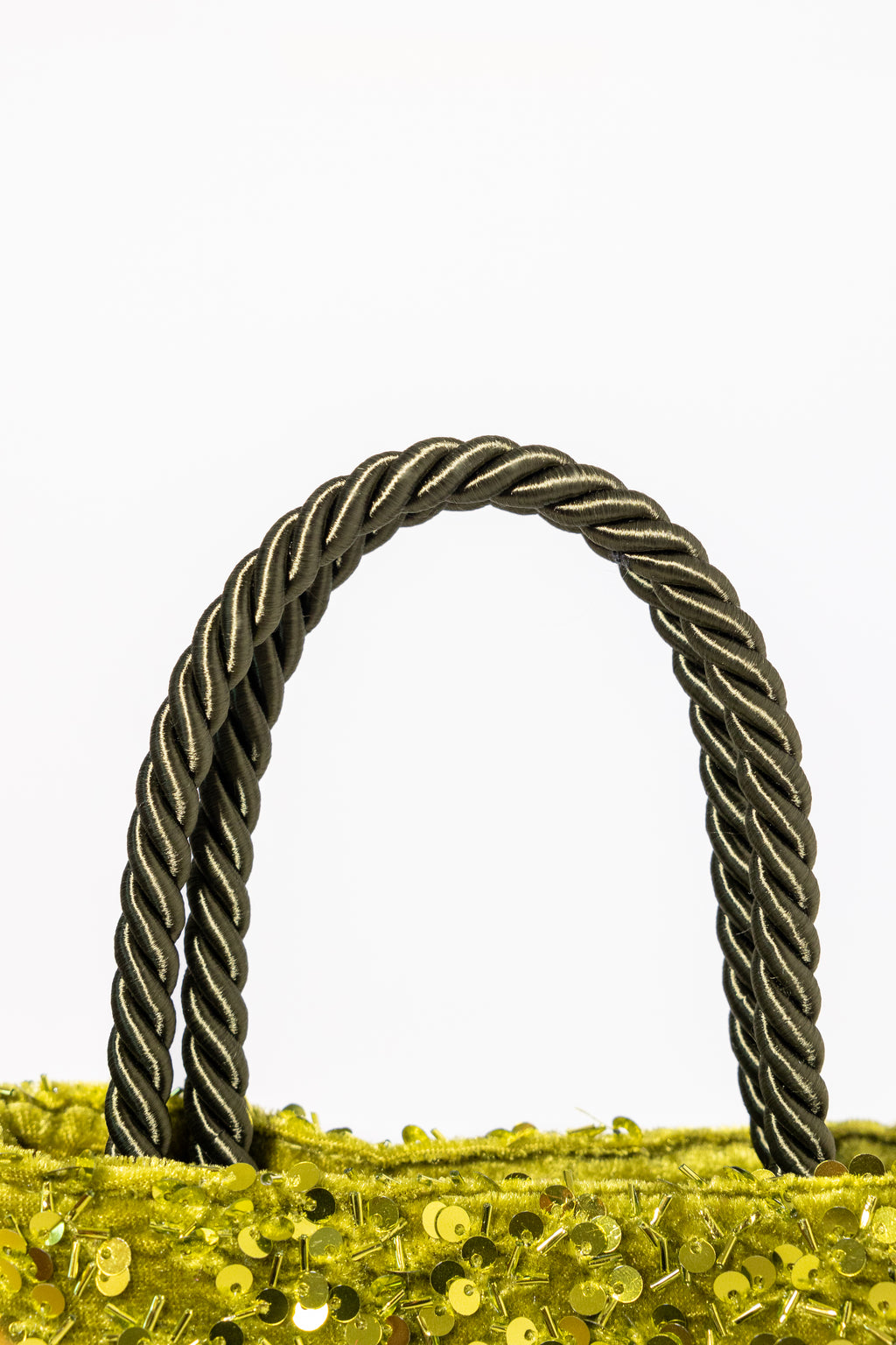 MAIA. Bolso de lentejuelas verde