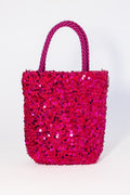 MAIA. Bolso de lentejuelas rosa