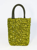 MAIA. Bolso de lentejuelas verde