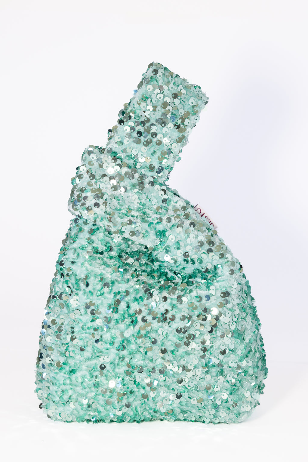 NOVA. Bolso de lentejuelas verde agua